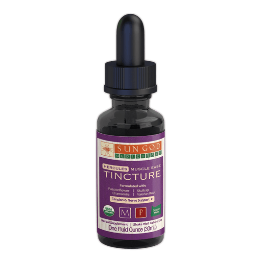 Hercules Muscle Ease Herbal Tincture - Sun God Medicinals