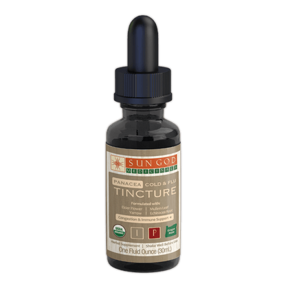 Panacea Cold & Flu Herbal Tincture - Sun God Medicinals