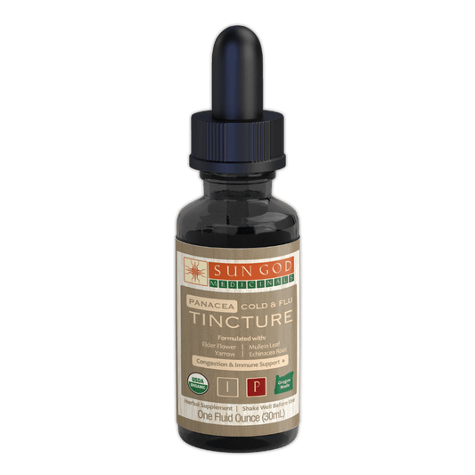 Panacea Cold & Flu Herbal Tincture - Sun God Medicinals