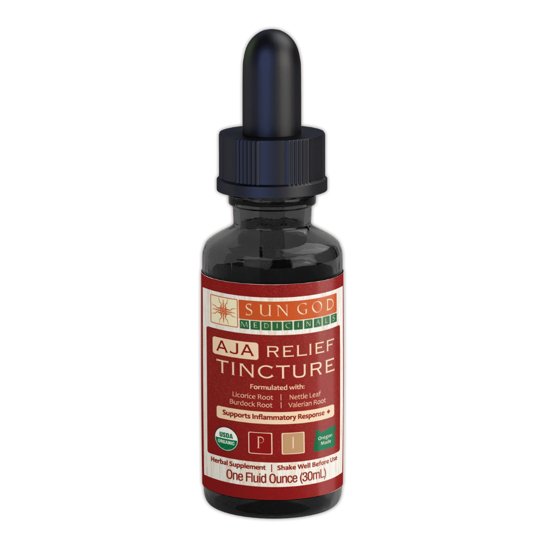 Aja Relief Herbal Tincture - Sun God Medicinals