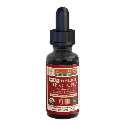 Aja Relief Herbal Tincture - Sun God Medicinals