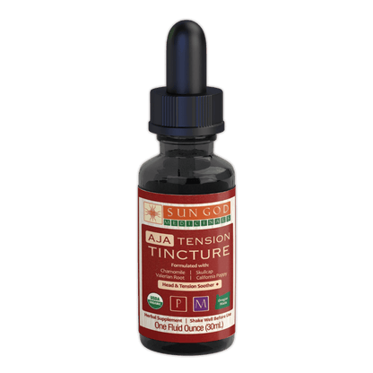 Aja Tension Herbal Tincture - Sun God Medicinals