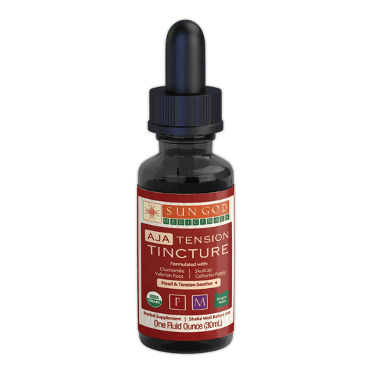 Aja Tension Herbal Tincture - Sun God Medicinals