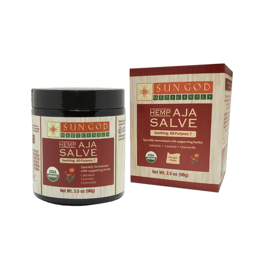 Organic Aja All-Purpose Hemp Salve - 3.5 oz. - Sun God Medicinals