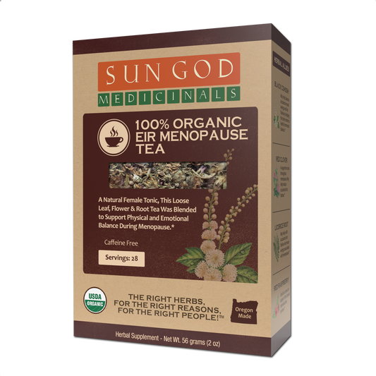 Eir Menopause Organic Herbal Tea - Sun God Medicinals