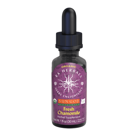 Ra Herbals Certified Organic Fresh Chamomile Tincture - Sun God Medicinals