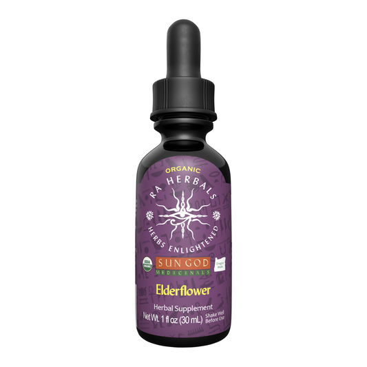Ra Herbals Certified Organic Elderflower Tincture - (1 oz)