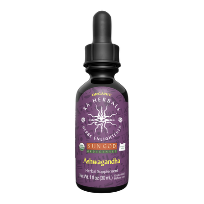 Ra Herbals Certified Organic Ashwagandha Tincture - (1 oz)
