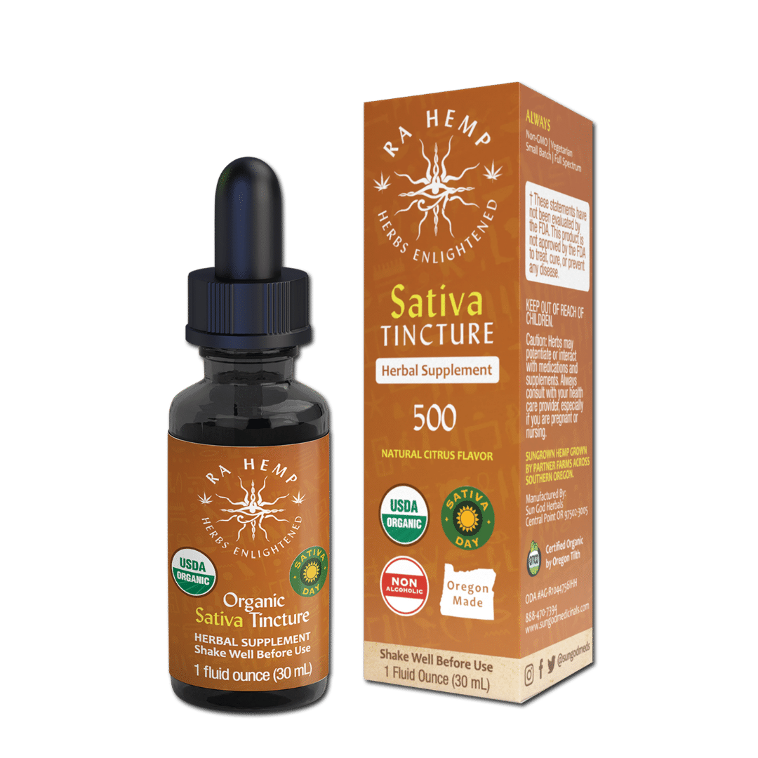 Organic Ra Hemp MCT Oil Tincture 500 (Sativa) — Other