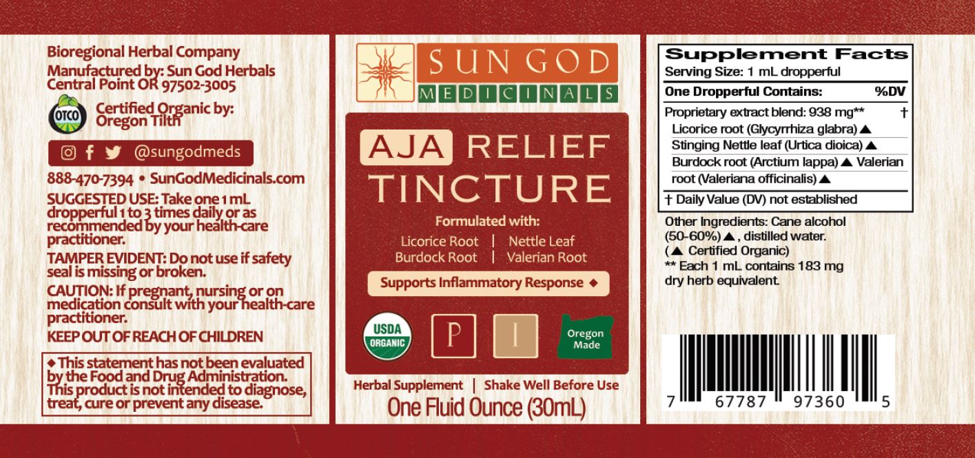 Aja Relief Herbal Tincture - (1 oz)