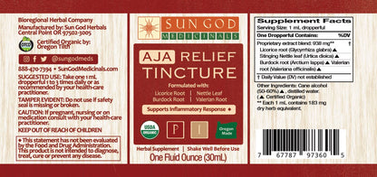 Aja Relief Herbal Tincture - (1 oz)