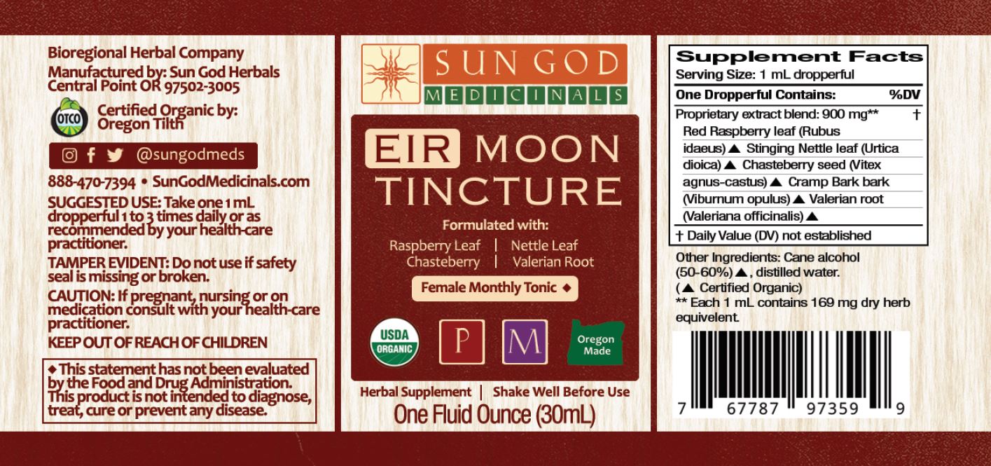 Eir Moon Herbal Tincture - (1 oz)