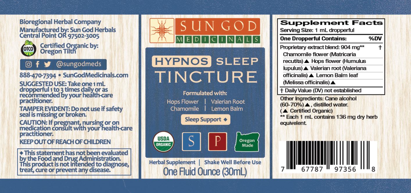 Hypnos Sleep Herbal Tincture - (1 oz)