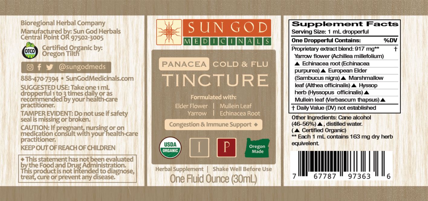 Panacea Cold Season Support Herbal Tincture - (1 oz)