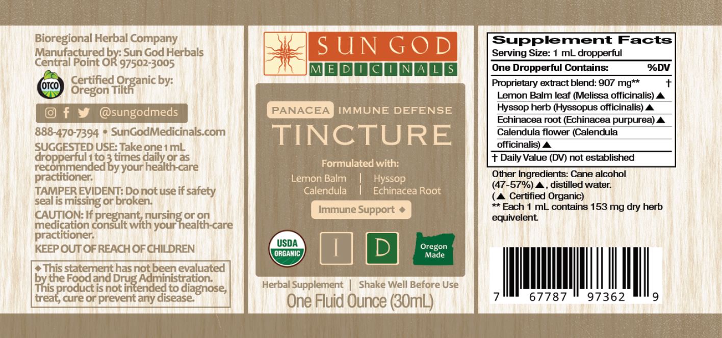 Panacea Immune Defense Herbal Tincture - (1 oz)