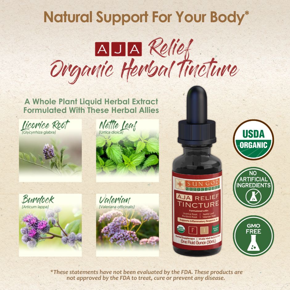 Aja Relief Herbal Tincture - (1 oz)