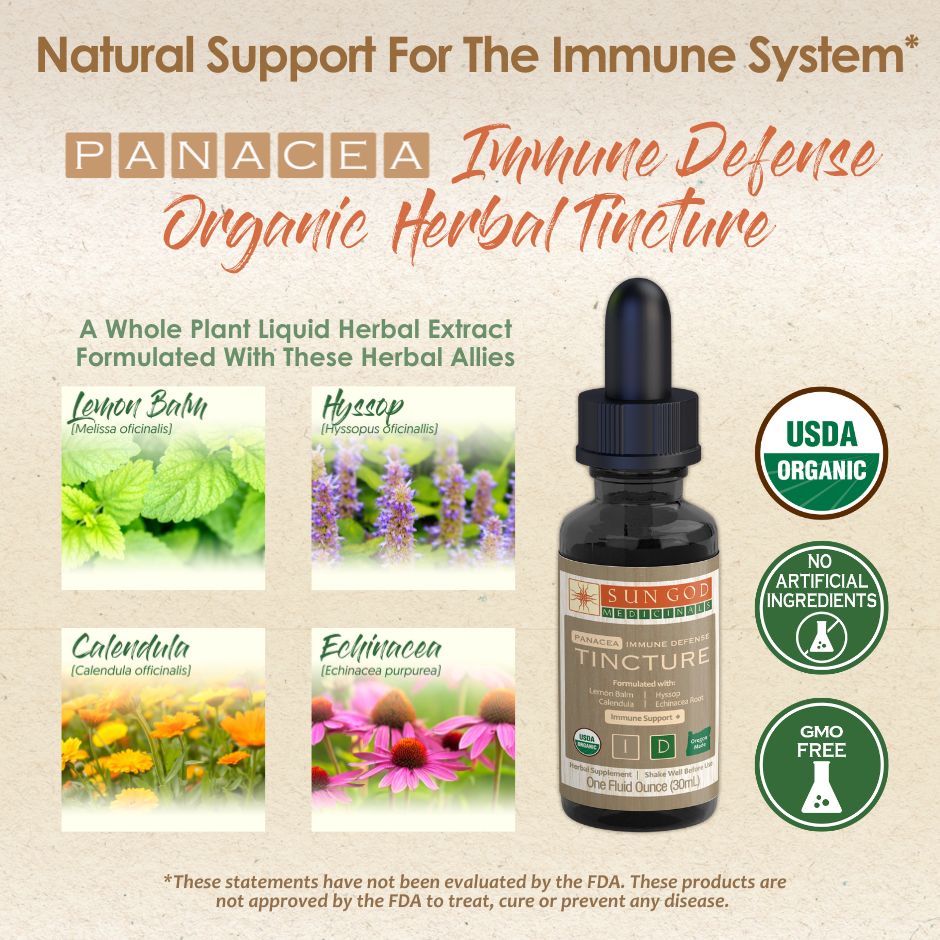 Panacea Immune Defense Herbal Tincture - (1 oz)