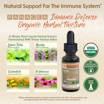 Panacea Immune Defense Herbal Tincture - (1 oz)