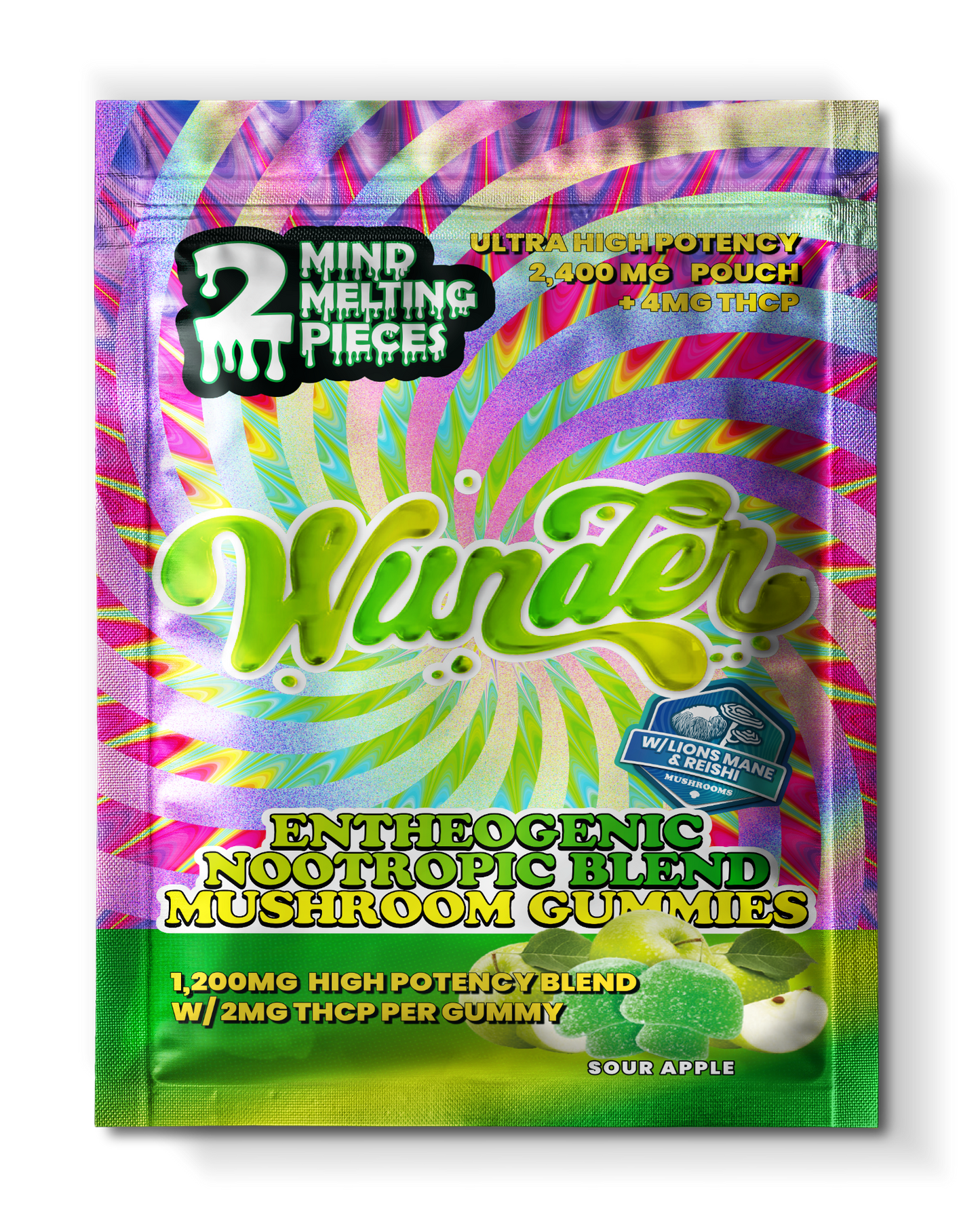 Wunder 2pc Gravity Feed - Sour Apple