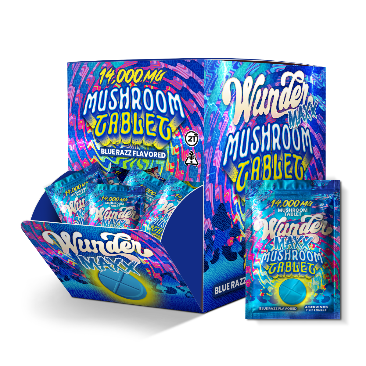 Wunder Maxx Tablets — Blue Razz