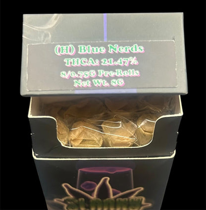 St. Anky Flowers Pre-Roll Pack - Blue Nerds - THCA: 21.47% - Hybrid - Exotic Hemp Flower